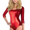 AMSCAN Red Metallic Shimmer Bodysuit -Sexy Halloween Costumes Sales unnamed file 5427