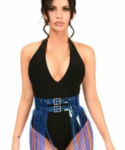 Daisy Corsets USA Blue Clear Fringe Skirt