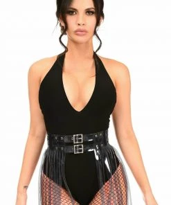 Daisy Corsets USA Black Clear Fringe Skirt