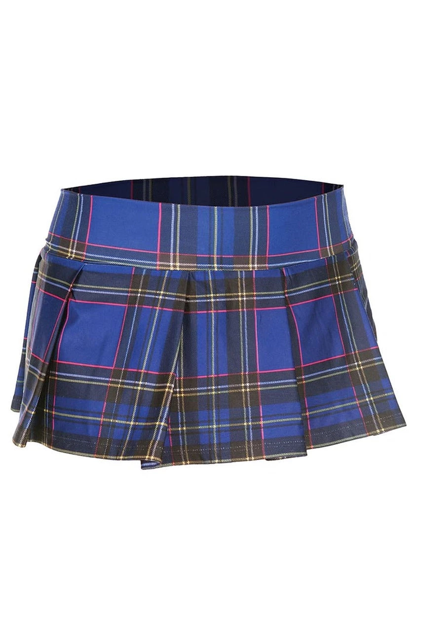 Music Legs Purple Plaid Skirt 4 Music Legs Purple Plaid Skirt - Image 2