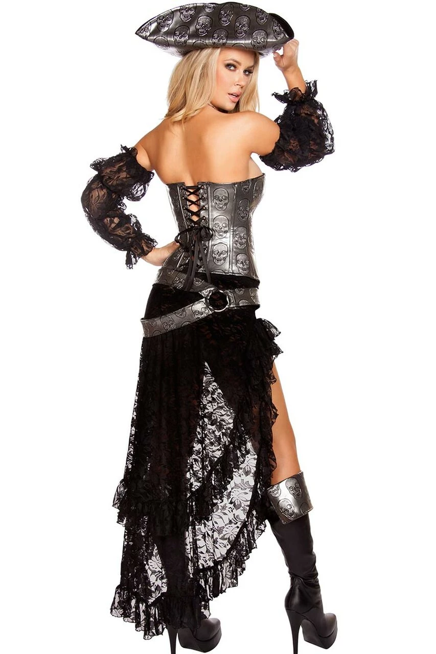 Roma Costume Deadly Pirate Captain Costume 5 Roma Costume Deadly Pirate Captain Costume - Image 3