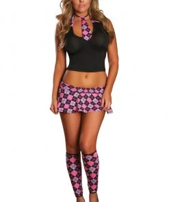 Magic Silk Student Body Hottie Naughty Schoolgirl Outfit