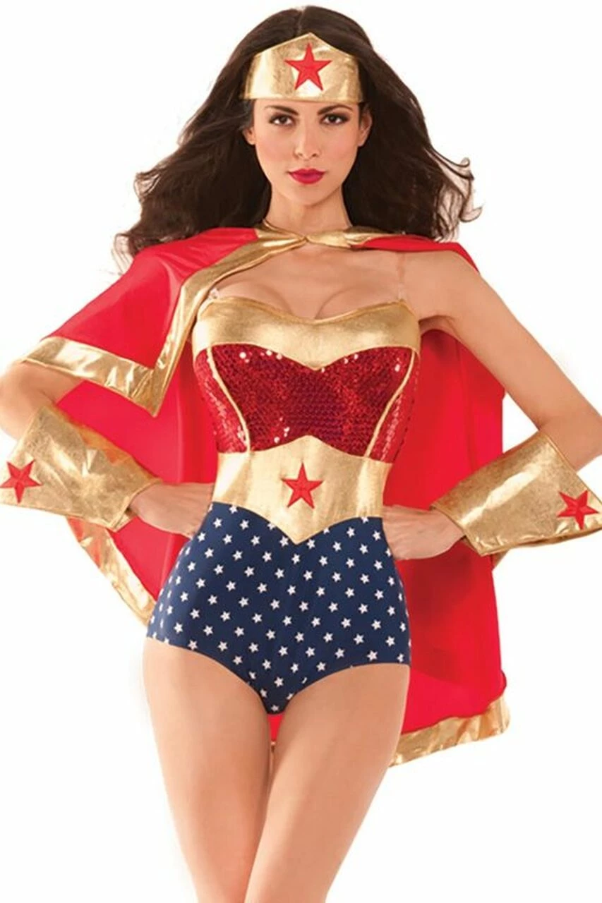 Party King Retro Super Hero Costume 3 Party King Retro Super Hero Costume