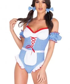 Roma Costume Gingham Kansas Girl Costume -Sexy Halloween Costumes Sales unnamed file 6006