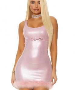 Forplay Pink 90s High School Costume