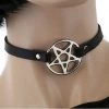 Funk Plus Pentagram Leather Choker -Sexy Halloween Costumes Sales unnamed file 6392