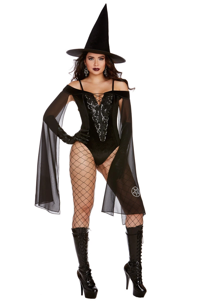 Dreamgirl Glam Witch Costume 5 Dreamgirl Glam Witch Costume - Image 3