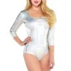 AMSCAN Iridescent Metallic Shimmer Bodysuit
