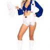 Roma Costume Blue And White Cheerleader Costume