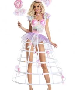 Leg Avenue Rainbow Sequin Corset