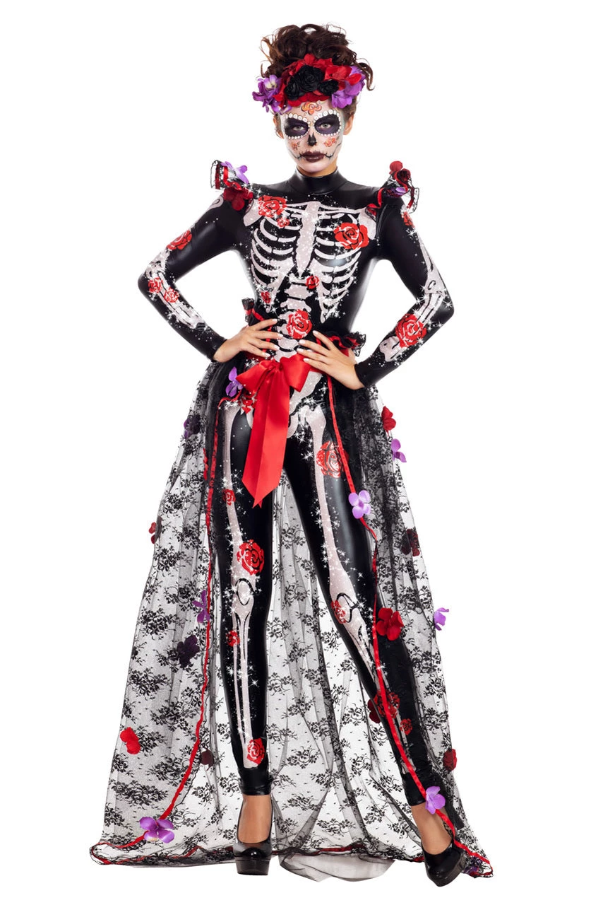 Party King Rosas Day Of The Dead Costume 3 Party King Rosas Day Of The Dead Costume