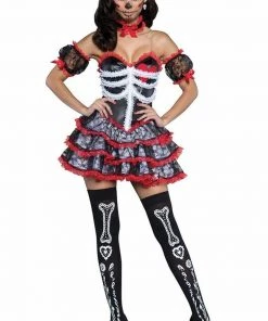 InCharacter Costumes Bone-Ita Dancer Day Of The Dead Costume -Sexy Halloween Costumes Sales unnamed file 987
